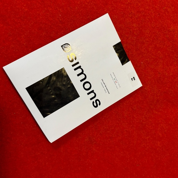 Black traced diamond fashion tights made in Italy NWT - Picture 3 of 10